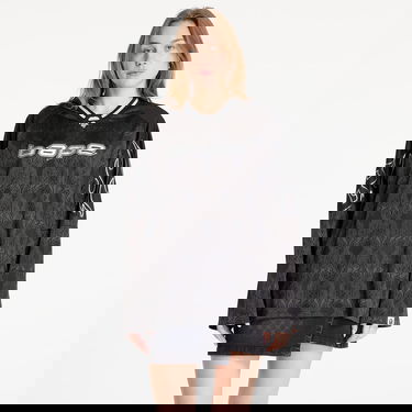 Dres BAPE Flame Graphic Long Sleeve Jersey Čierna | 001LTK301302MBLK, 1