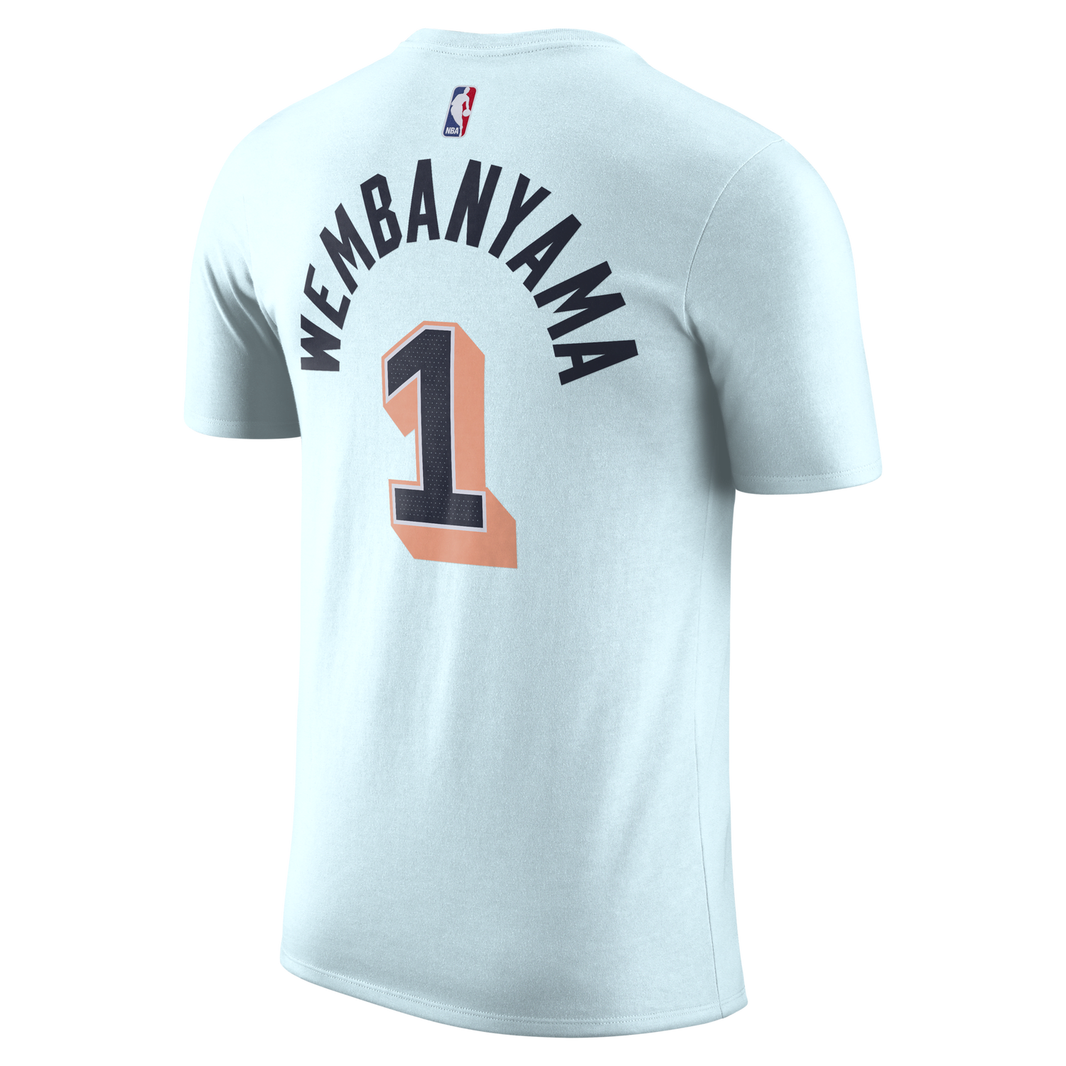Tričko Nike Victor Wembanyama San Antonio Spurs Essential City Edition Short Sleeve T-Shirt Modrá | HJ2789-477, 1