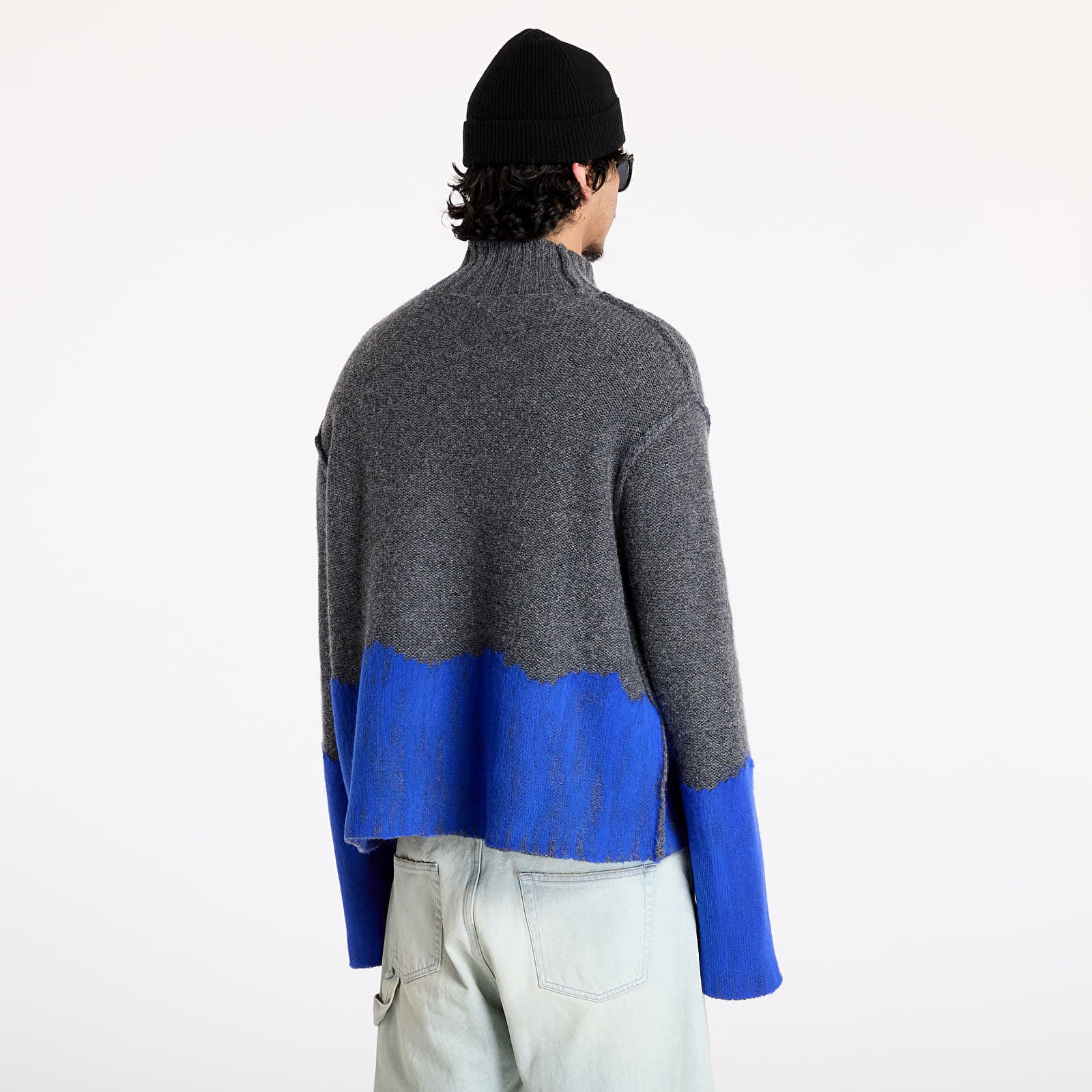 Saturate Knit High Neck Grey Slate