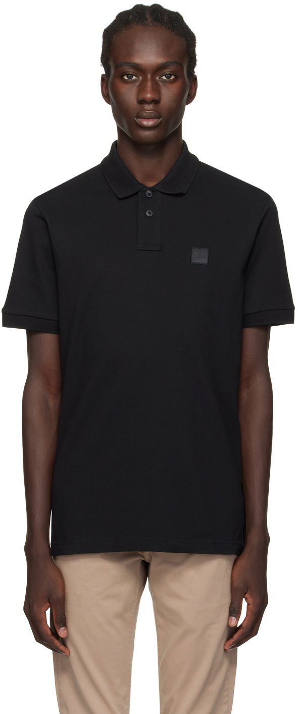 Polo tričko BOSS Patch Polo Čierna | 50507803, 0
