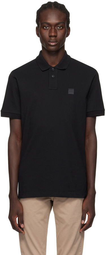 Polo tričko BOSS Patch Polo Čierna | 50507803, 0