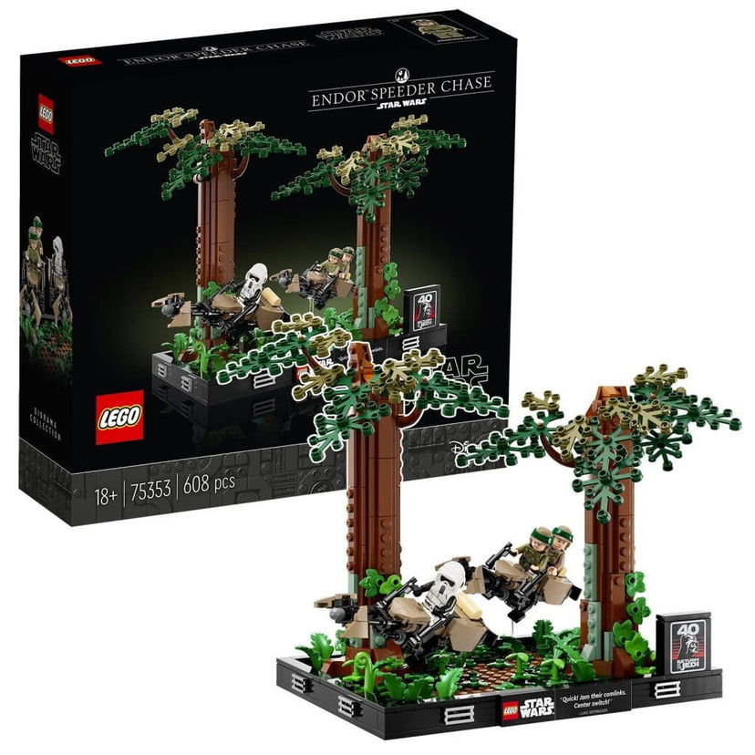 Flexstyle LEGO Star Wars™ 75353 Endor™ Speeder Chase Diorama Rôznofarebný | 75353LEG