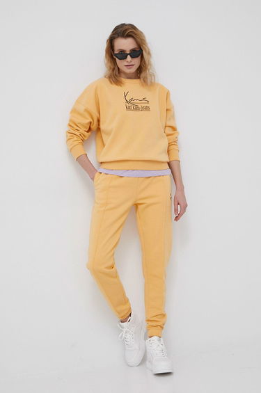Mikina Karl Kani Signature KKJ OS Crew Oranžová | KW221-018-1, 3