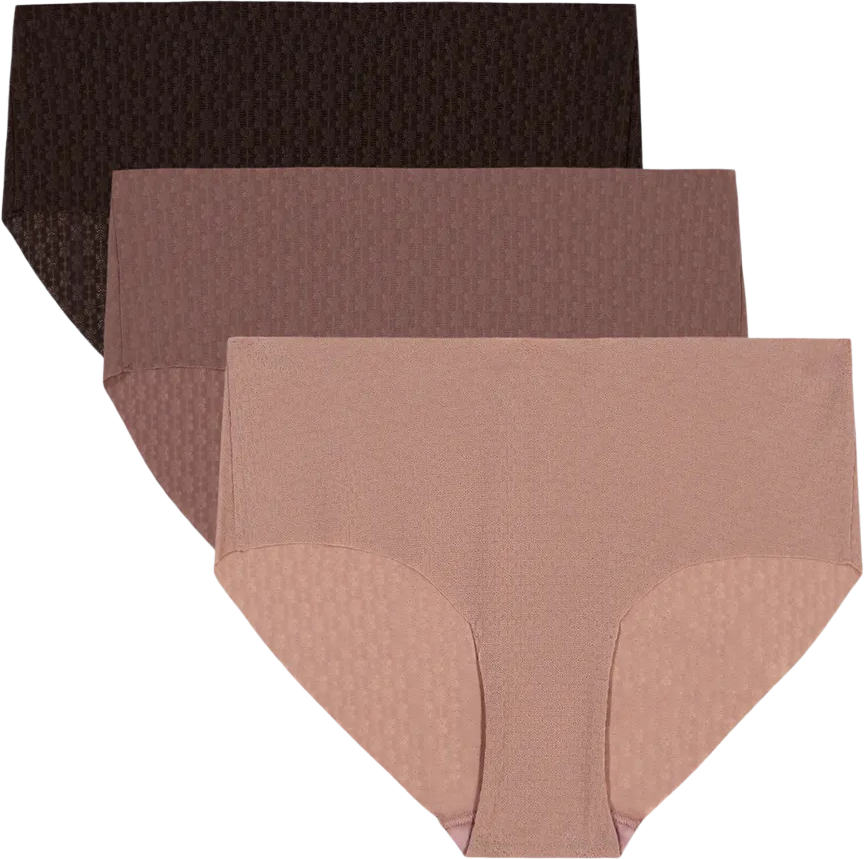 Nohavičky Under Armour SOLID Textured High-Waist Briefs 3-Pack Rôznofarebný | 1390413-673, 0