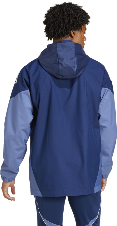 Vetrovka adidas Originals adidas TIRO25C AW Hooded Jacket Modrá | ji6543, 4