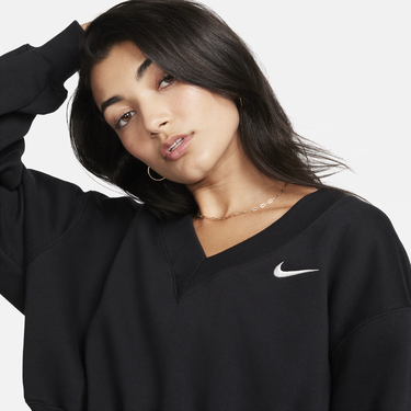 Mikina Nike Sportswear Phoenix Fleece Sweatshirt Čierna | FN3651-010, 1