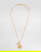 Dolce & Gabbana Medal and Horn Pendant Necklace