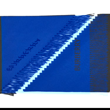 Doplnky Burberry Logo Jacquard Cashmere Scarf Navy | 8078785-B7320, 0