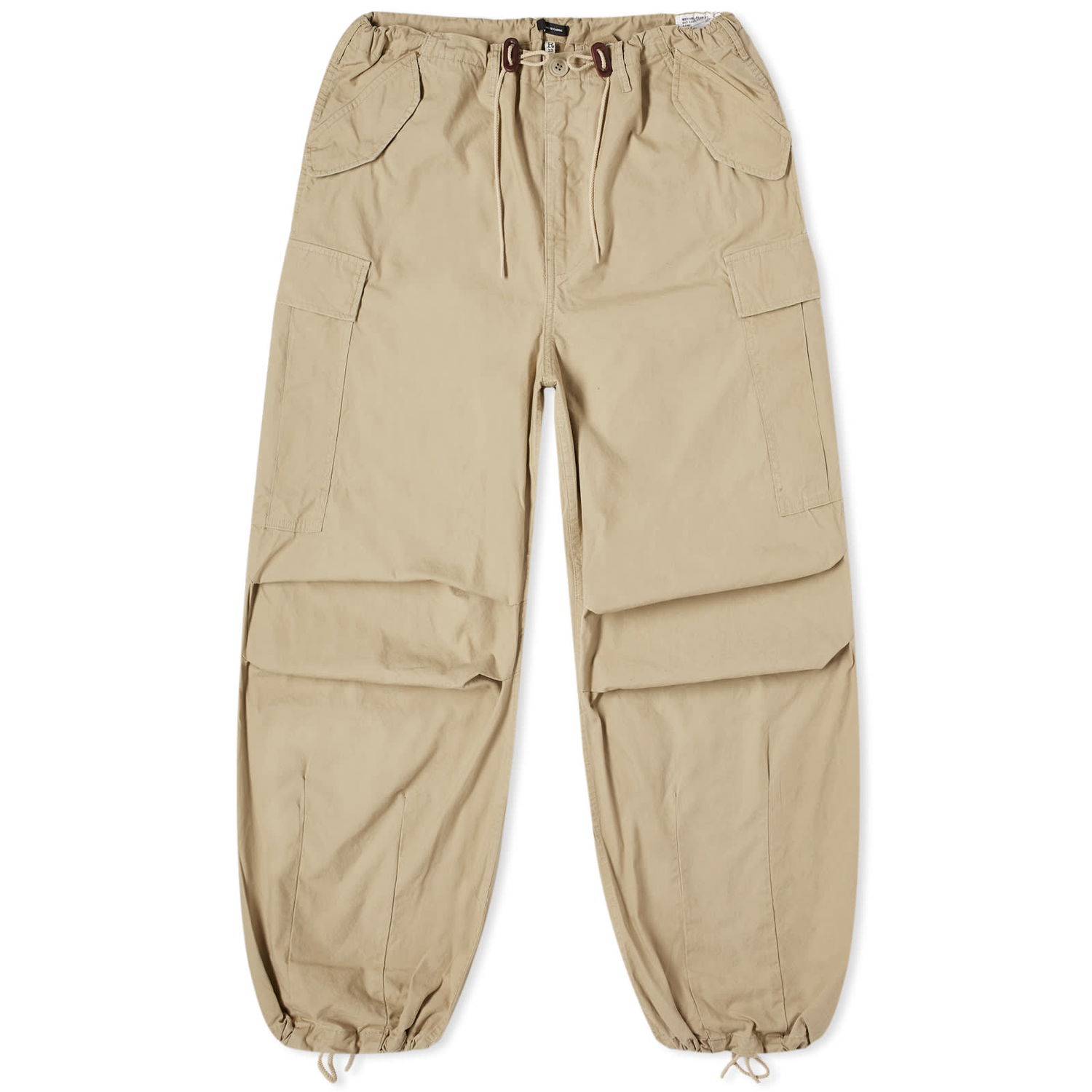 Cargo nohavice R13 R13 Women's Balloon Army Pants, Size Large Béžová | R13WR241R321B, 1