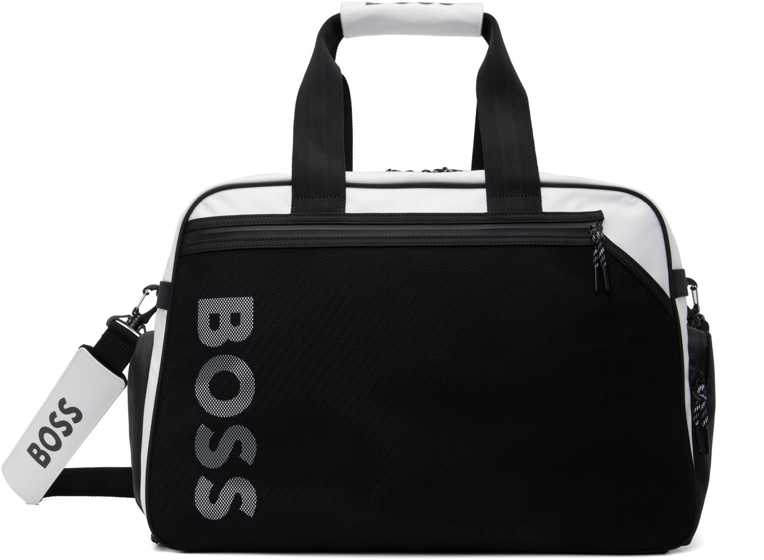 Cestovná taška BOSS BOSS Colour-Blocked Holdall Duffle Bag Čierna | 50548091, 0