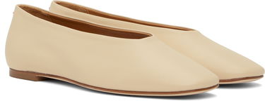 Starostlivosť o obuv Aeyde Aeyde Kirsten Leather Ballerina Flats Béžová | A11-FL-MANS8MFL-0122-957-007, 3