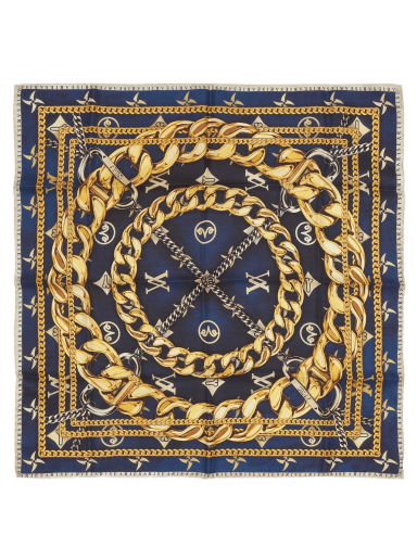 Šál Aries Chain Print Silk Bandana Žltá | FUAR90022 MLT