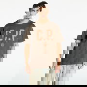 Mercerized 30/2 Jersey Twisted Short Sleeve Logo T-Shirt Ivy Green