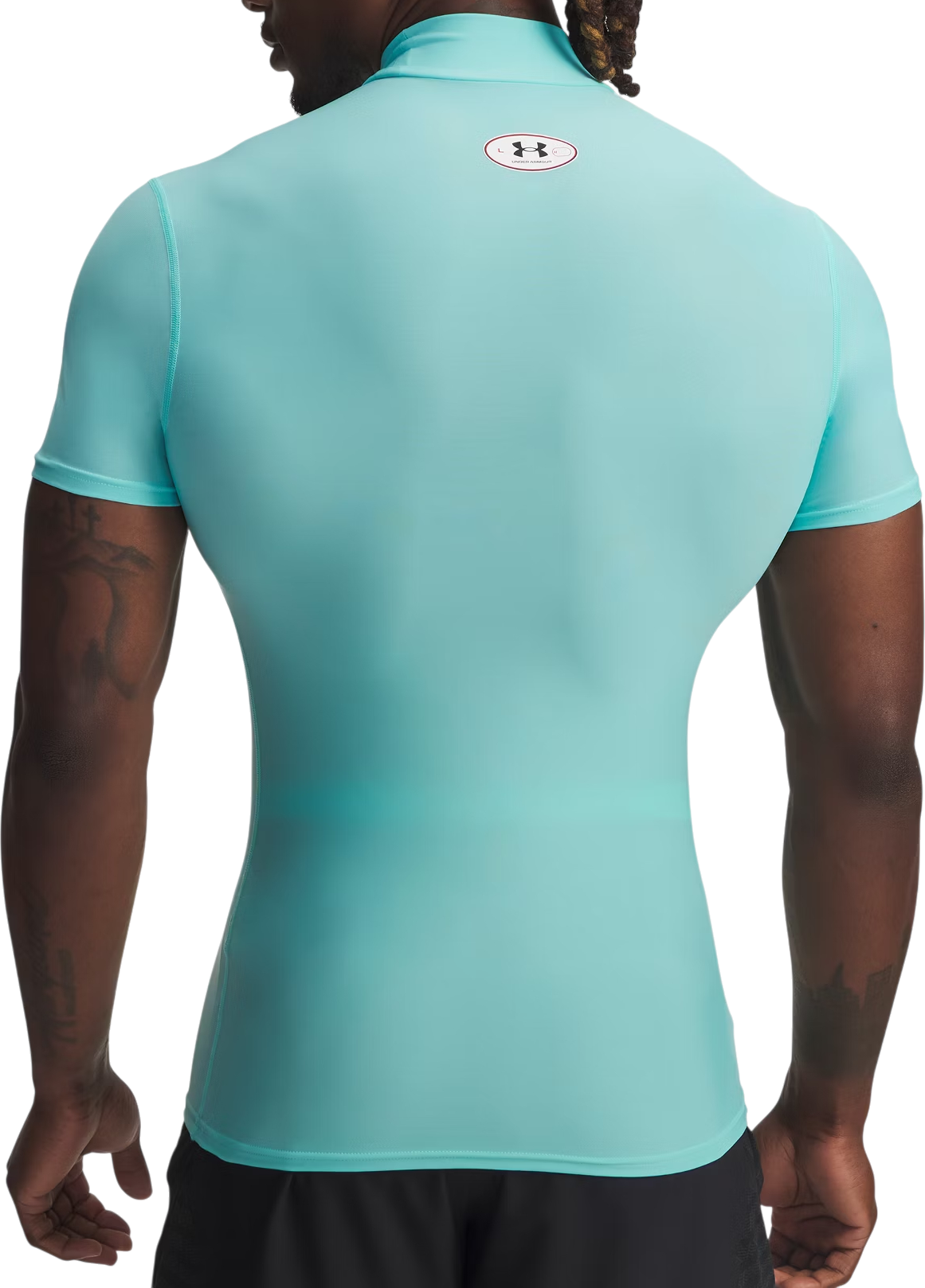 Tričko Under Armour Compression Mock Short Sleeve Mansory HeatGear® Tyrkysová | 6009091-425, 1