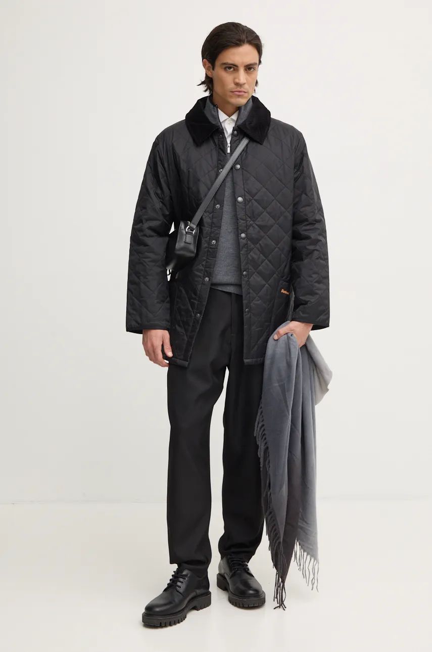 Prešívaná bunda Barbour Quilt Jacket Čierna | MQU0001, 1