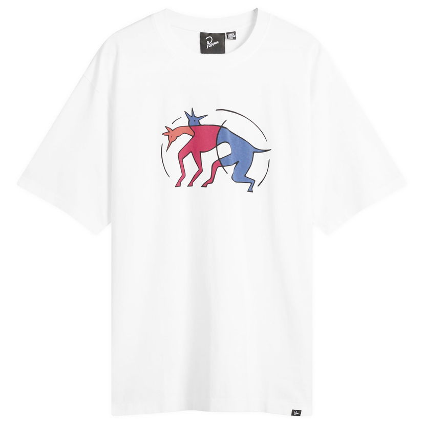 Tričko By Parra Parra The Zoomies T-Shirt Biela | 54120-WHT