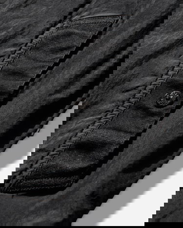 Vetrovka Stone Island Crinkle Reps NY Hooded Jacket Čierna | L1S154100001S0A23 V0029, 4