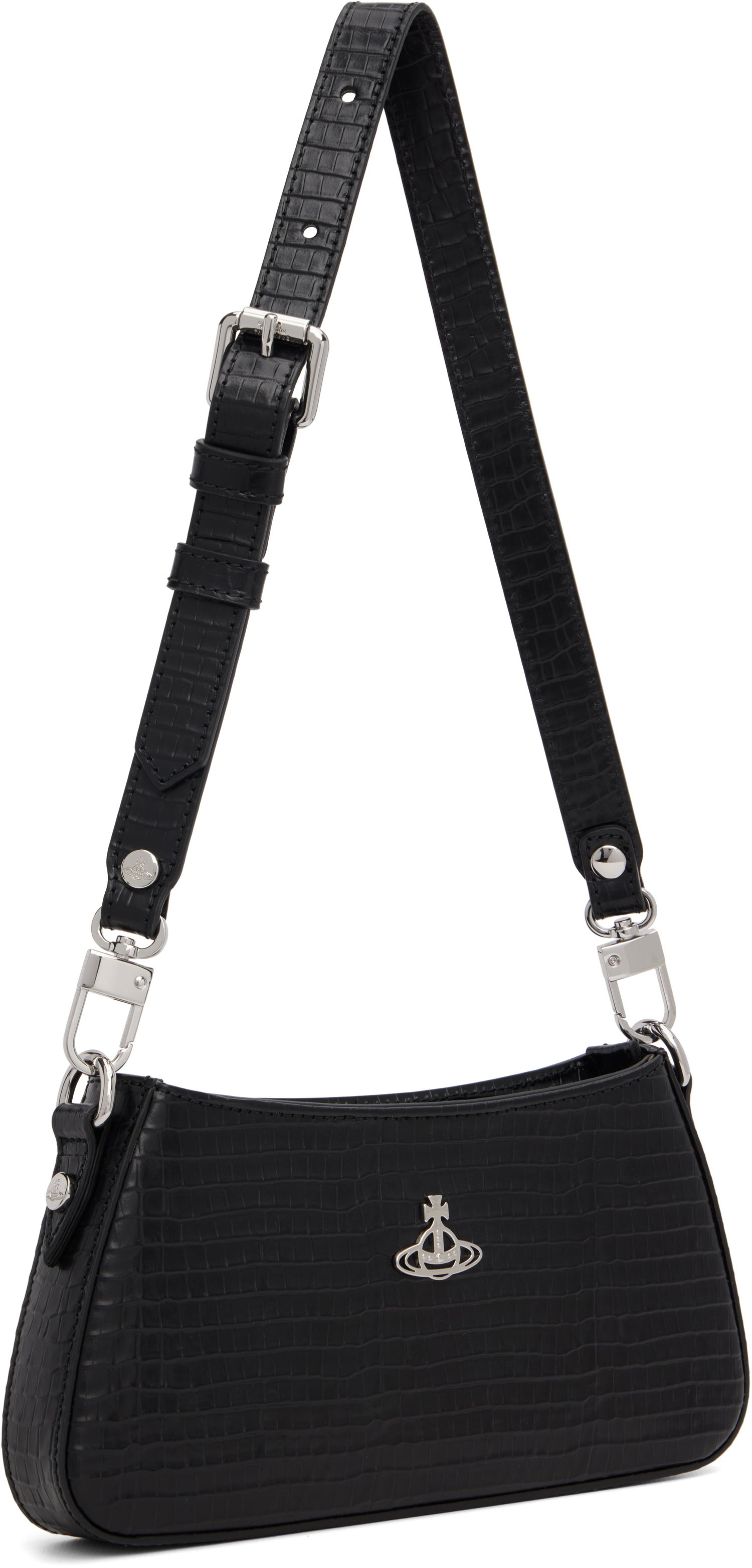 Taška cez rameno Vivienne Westwood Vivienne Westwood Tasha Shoulder Phone Bag Čierna | 5801000GW-L00C0-, 1