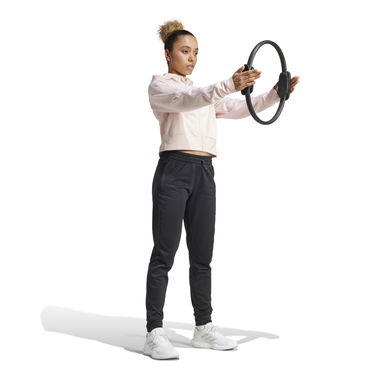 Mikina adidas Performance Cropped Full-Zip Hoodie Ružová | IX5067, 4