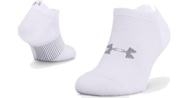 Ponožky Under Armour Dry Run No Show Biela | 1361164-100, 1