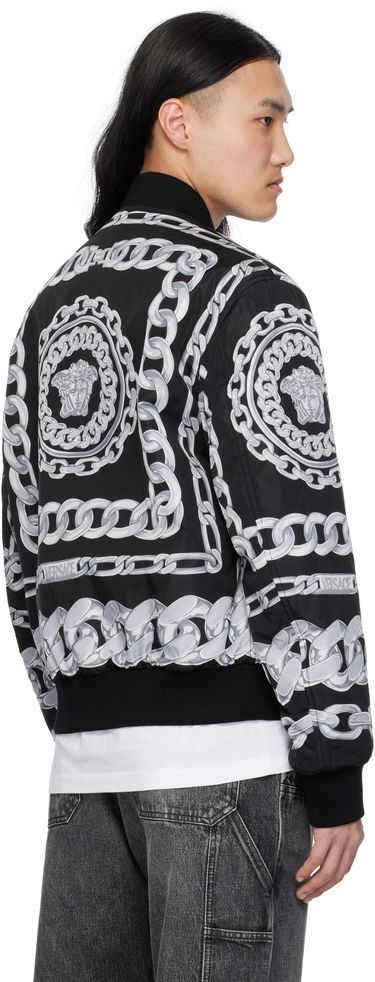 Bomber bunda Versace Versace Medusa Chains Reversible Bomber Jacket Čierna | 1018824_1A13441, 2