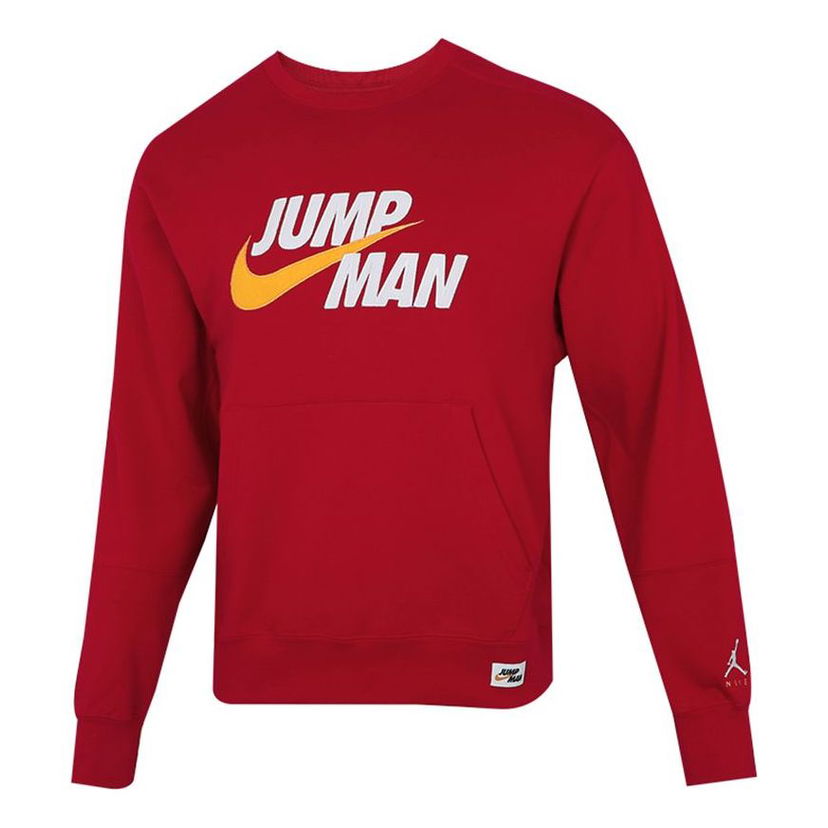 Mikina Jordan Air Jordan Jumpman Fleece Pullover Červená | DA7195-677