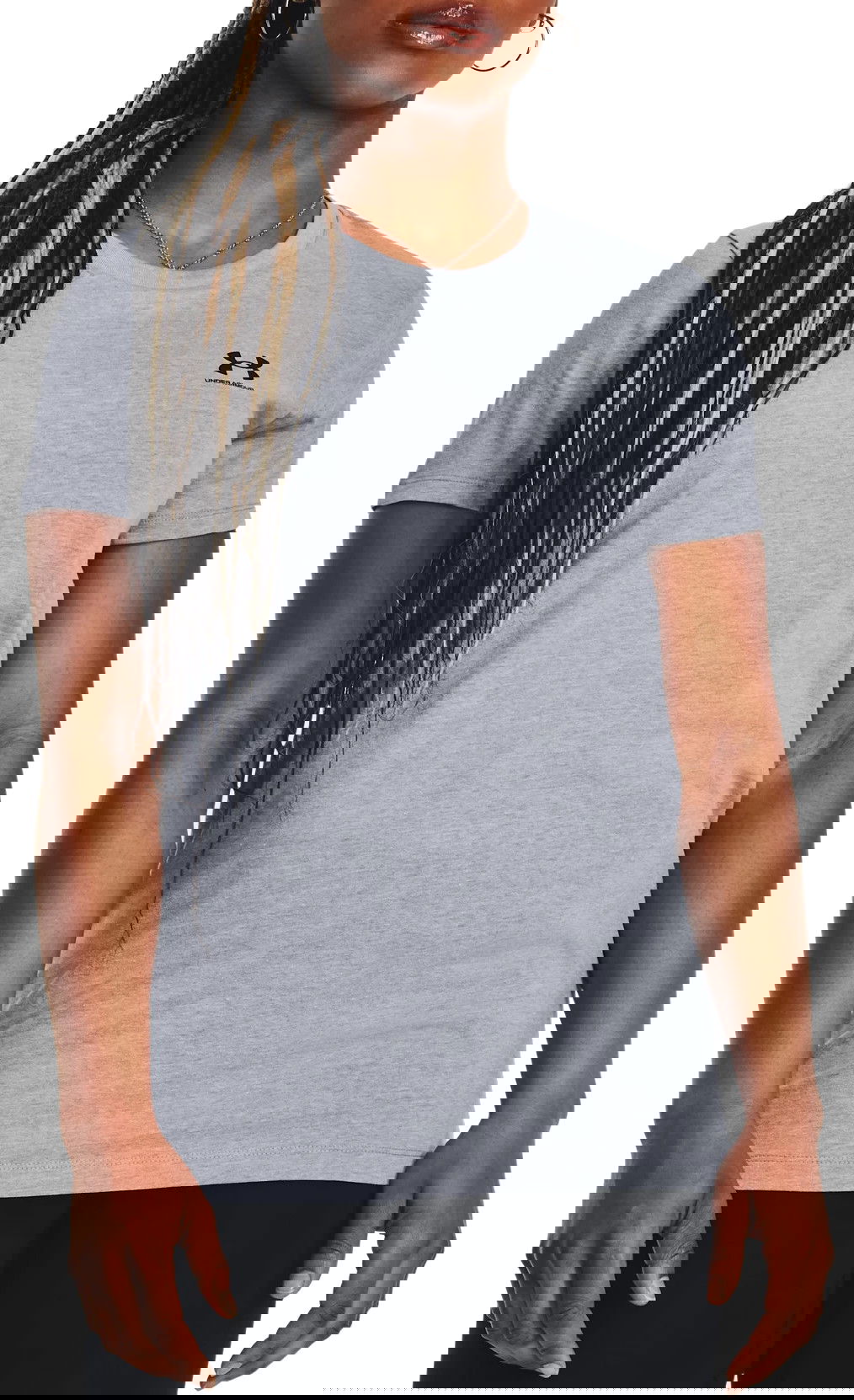 Tričko Under Armour Sportstyle Left Chest Logo Tee Šedá | 1379399-035, 0