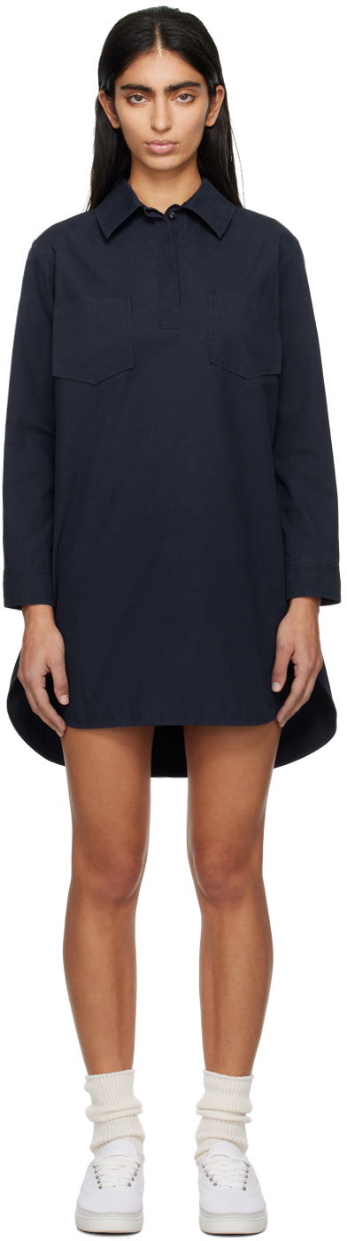 Šaty A.P.C. Angela Minidress Navy | COGWI-F35064