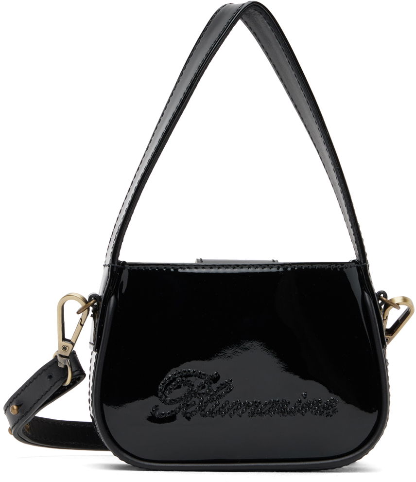 Kabelka Blumarine Mini Rhinestone Shoulder Bag Čierna | P344W001A, 0