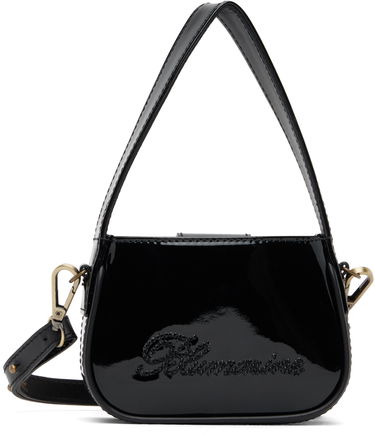 Kabelka Blumarine Mini Rhinestone Shoulder Bag Čierna | P344W001A, 0