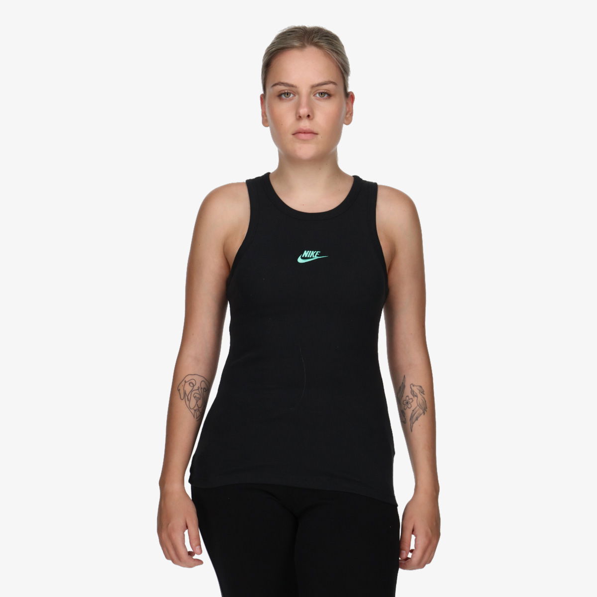 Tielko Nike Ribbed Tank Top Čierna | FJ5218-010, 0