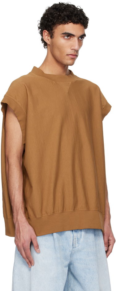 Sveter HED MAYNER Hed Mayner Cap Sleeve Sweatshirt Hnedá | HMMA70013T-HA082A, 1