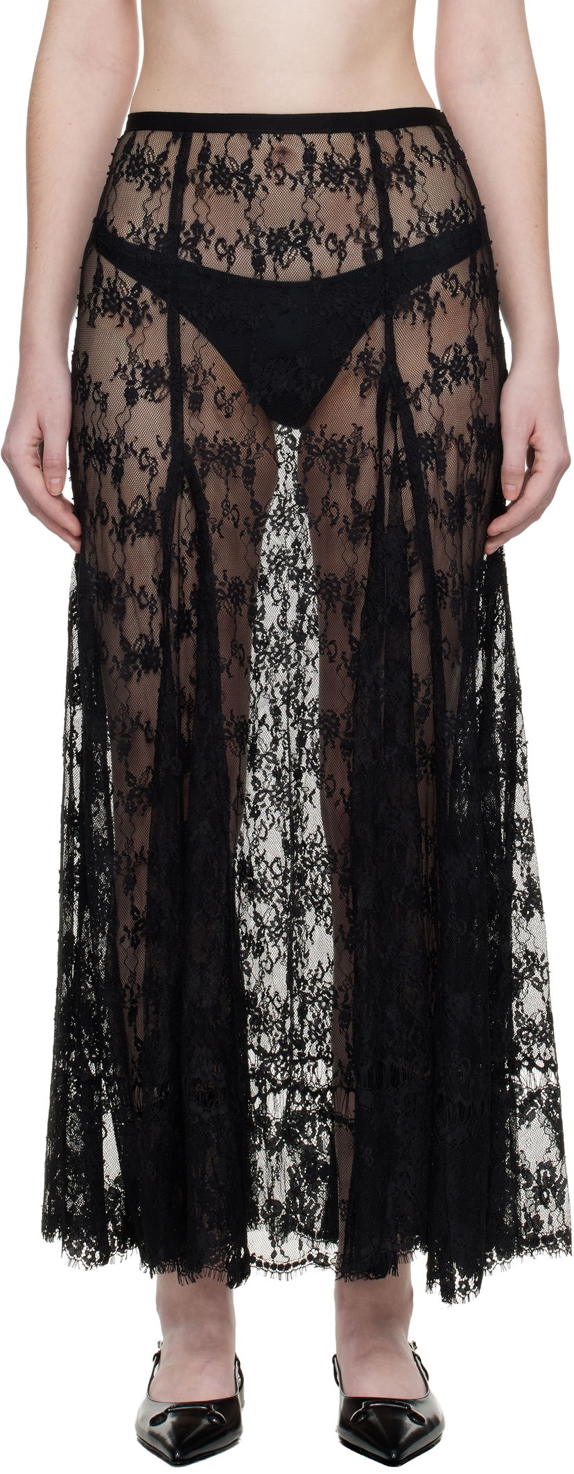 Sukňa Collina Strada Collina Strada Pamela Maxi Skirt Čierna | XX7018