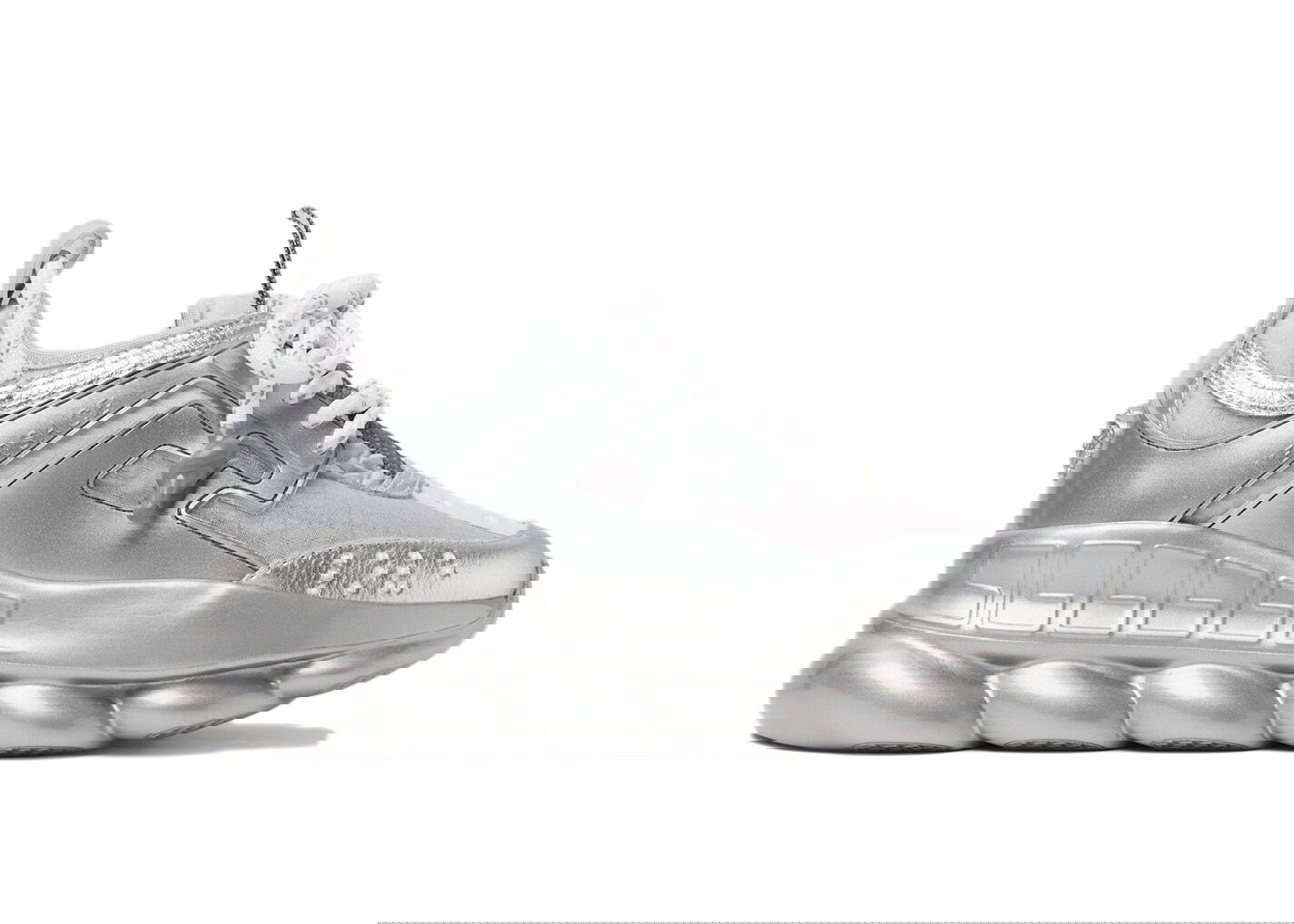 Tenisky a topánky Versace Versace Chain Reaction Metalická | DSU7071E-D10TCG_D9201, 0