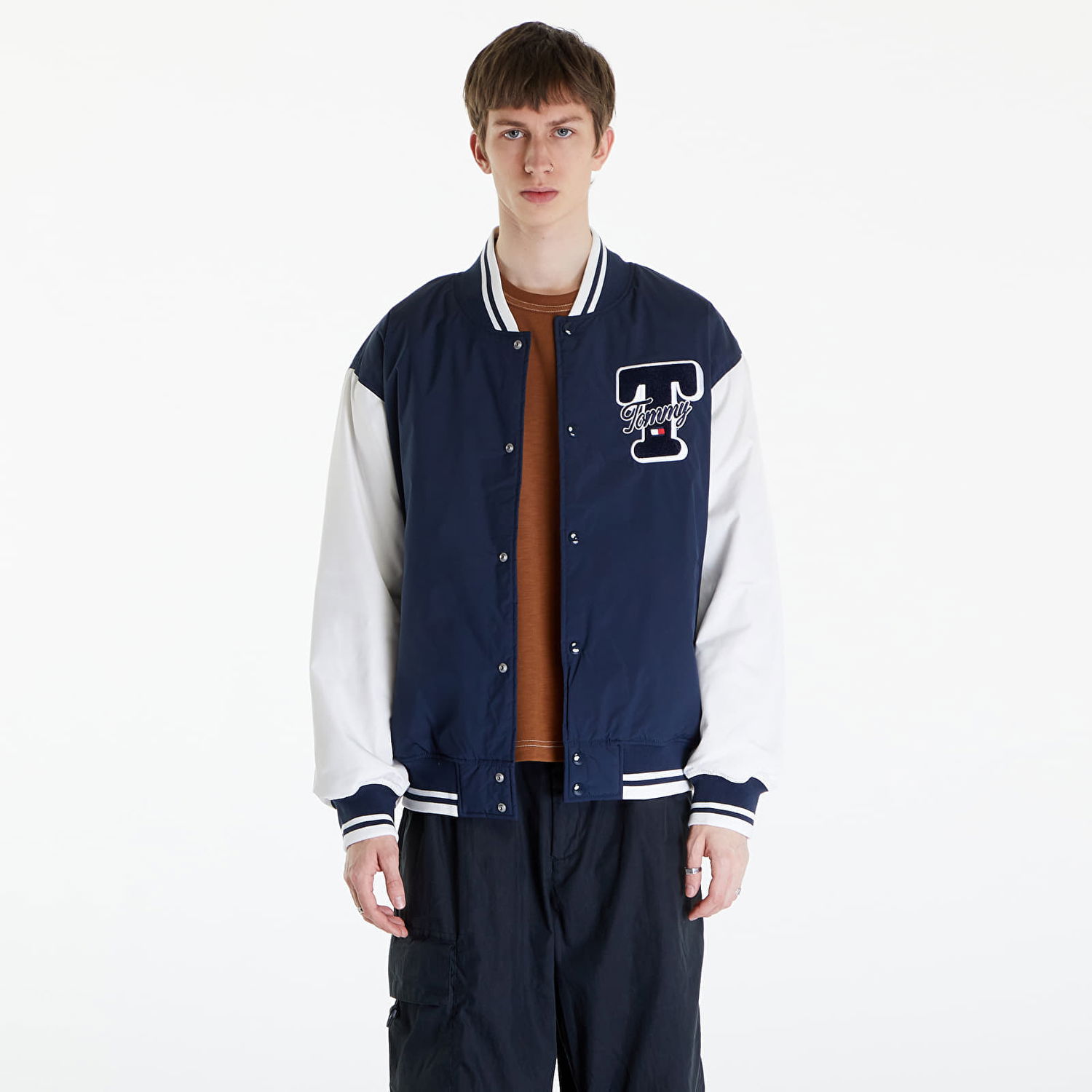 Bomber bunda Tommy Hilfiger Colorblock Varsity Jacket Blue Navy | DM0DM18702 C1G, 0