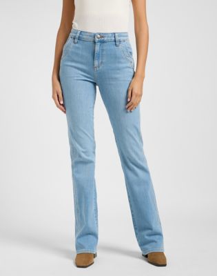 Džínsy Lee Lee Double Seamed Bootcut Jeans Modrá | 112363822, 0