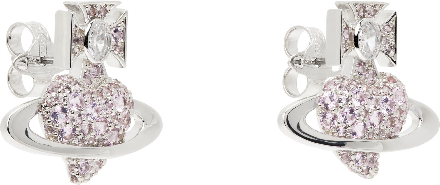 Náušnice Vivienne Westwood Vivienne Westwood Agnatha Orb Crystal Earrings Ružová | 6201036H-02P621-, 1