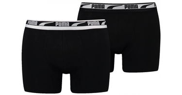 Boxerky Puma Multi Logo Boxers 2-pack Čierna | 701221416-001, 1