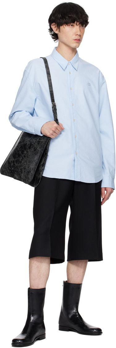 Košeľa Acne Studios Acne Studios Button-Up Shirt Modrá | CB0096-, 3