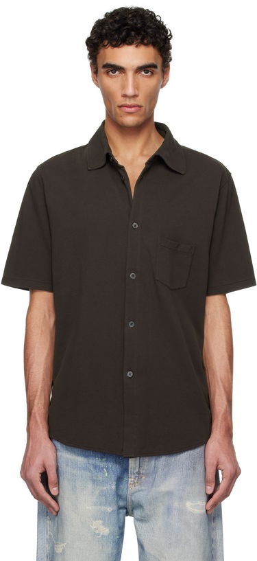 Košeľa OUR LEGACY Our Legacy Analog Short Sleeve Shirt Hnedá | M2256AD, 0