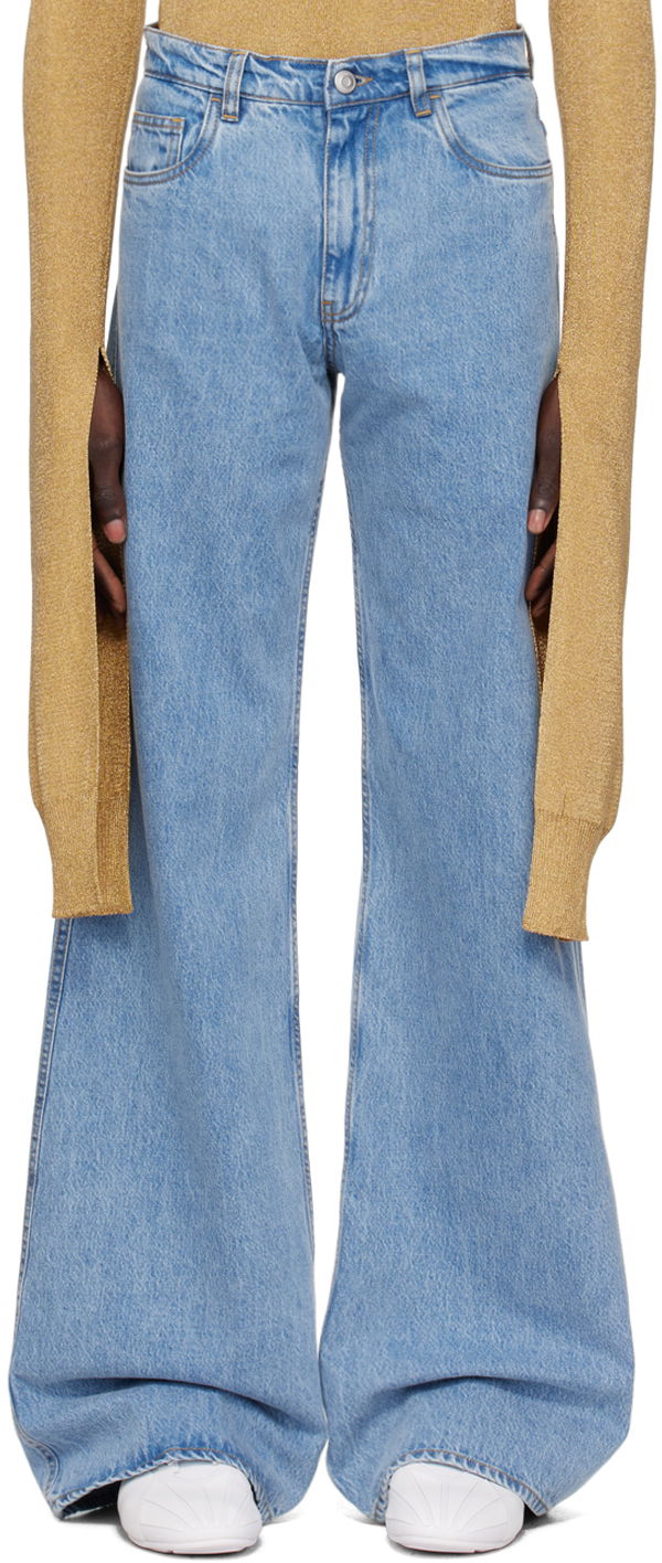 Džínsy Coperni Coperni Wide Leg Jeans Modrá | COPP95F2008MEN, 0