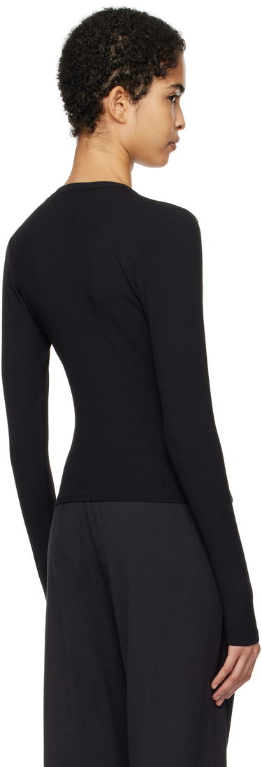 Sveter SKIMS Lounge Knit Cardigan Čierna | LS-LST-6742W, 2