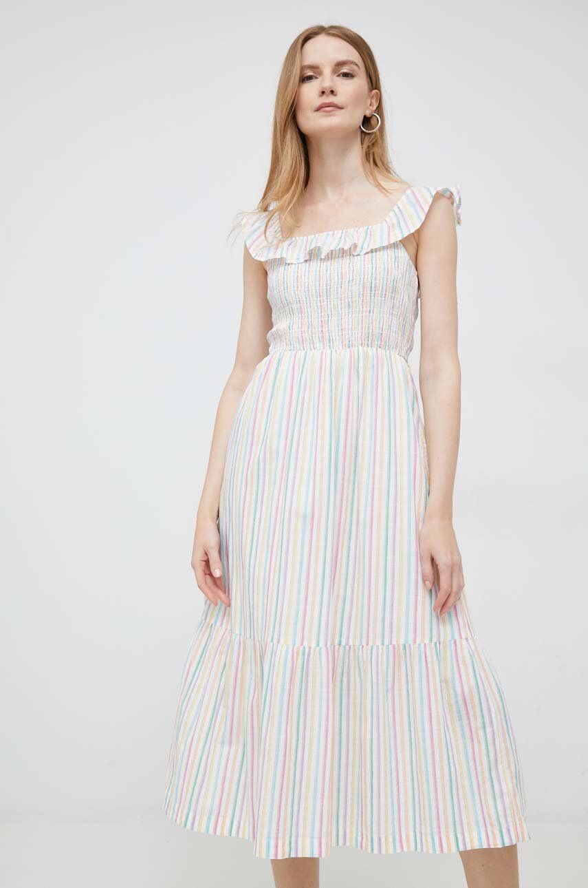 Šaty GAP Dress Béžová | 548488.00SPFEBMUL, 0