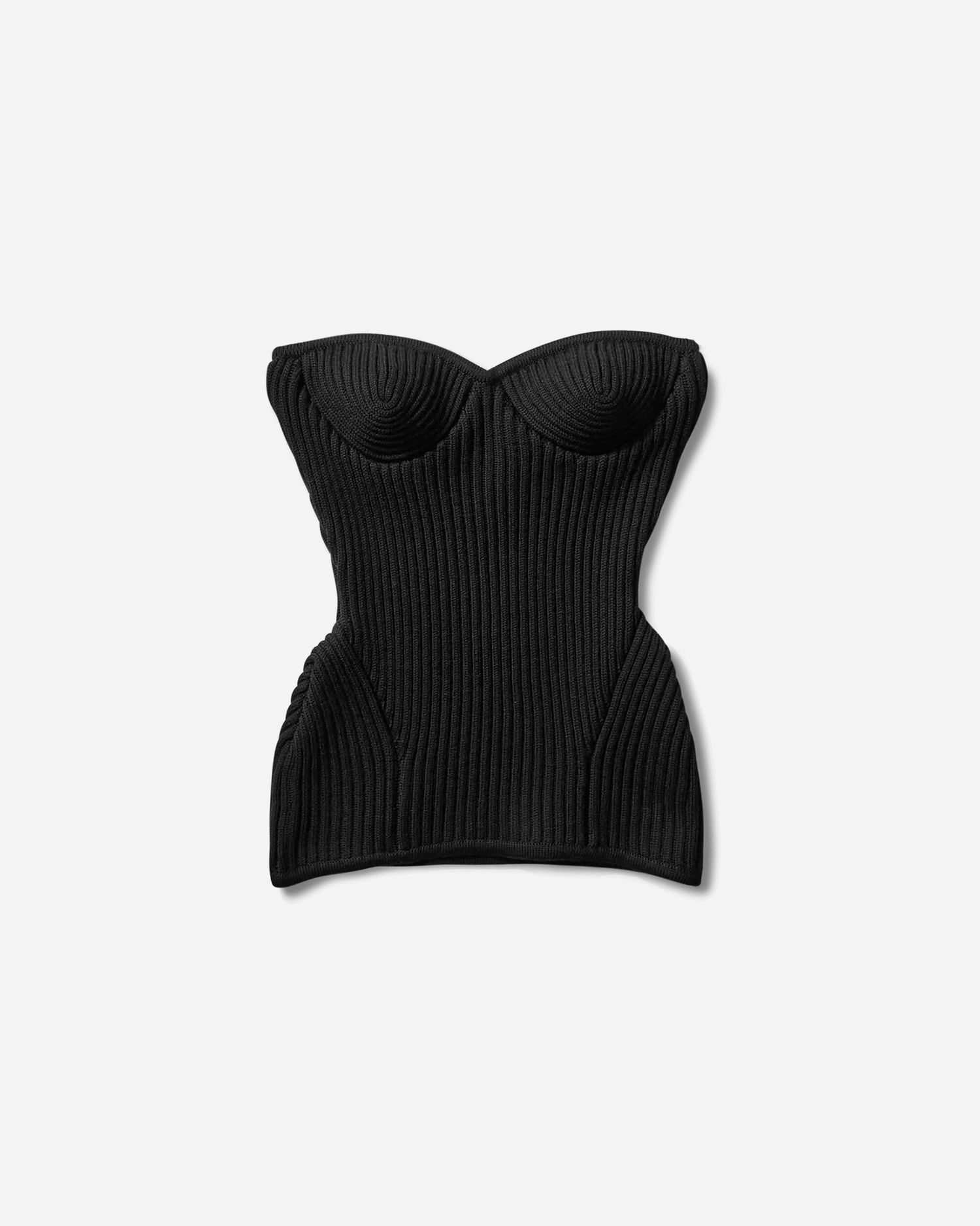 Crop Top Jean Paul Gaultier Corset Top Čierna | 2503WPO010K001 00, 1