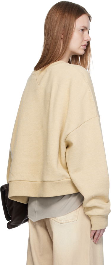 Mikina Entire Studios Box Crew Sweatshirt Žltá | ES2126TP, 2