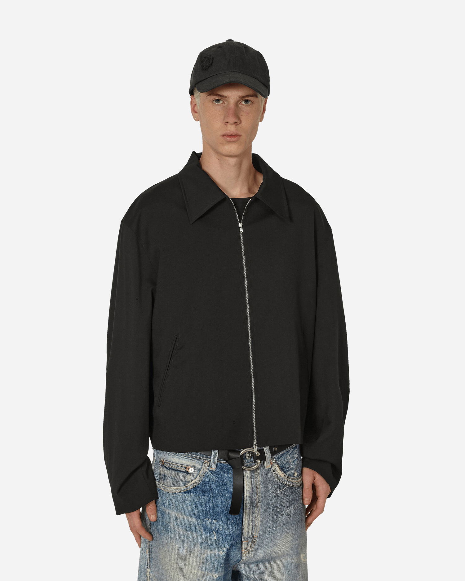 Bomber bunda OUR LEGACY Cropped Zip Jacket Čierna | M2230MBW 001, 1