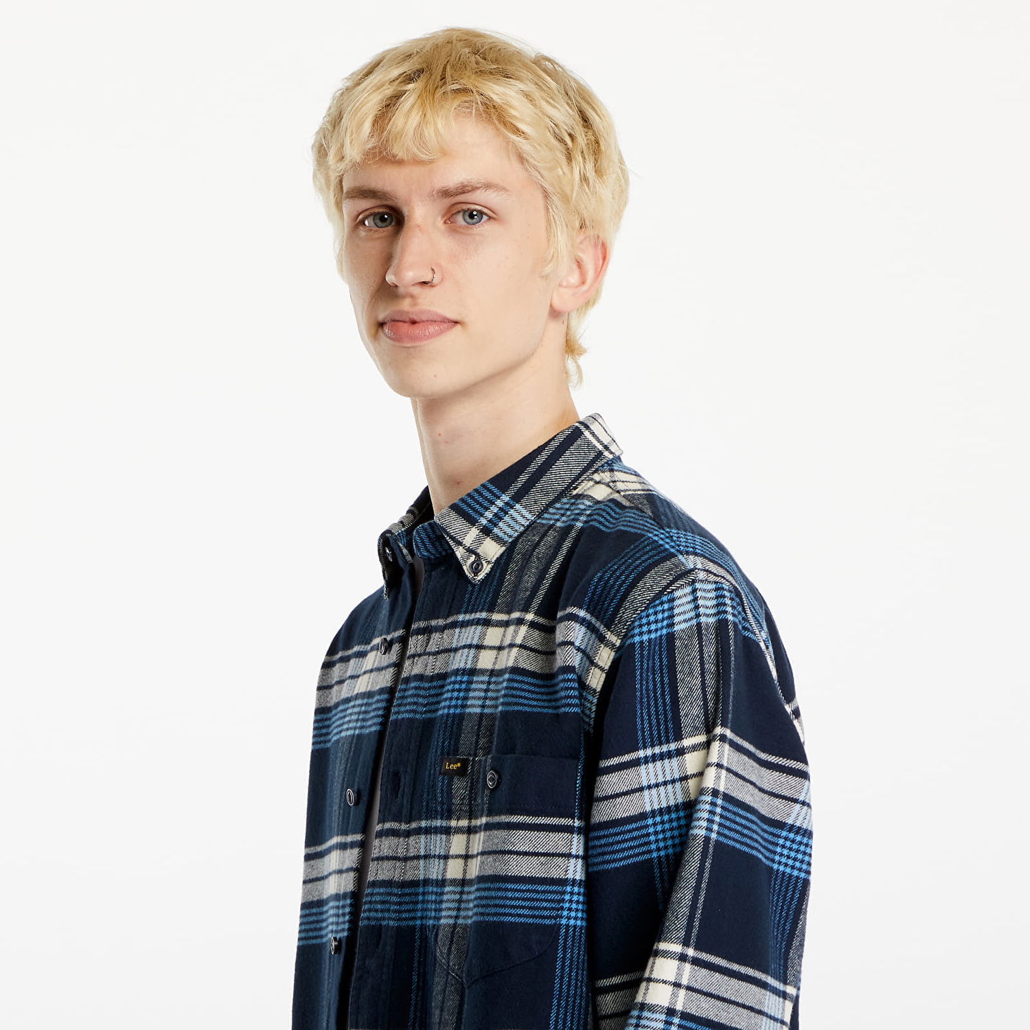 Košeľa Lee Shirt Riveted Shirt Inky Blue Modrá | 112355754, 1