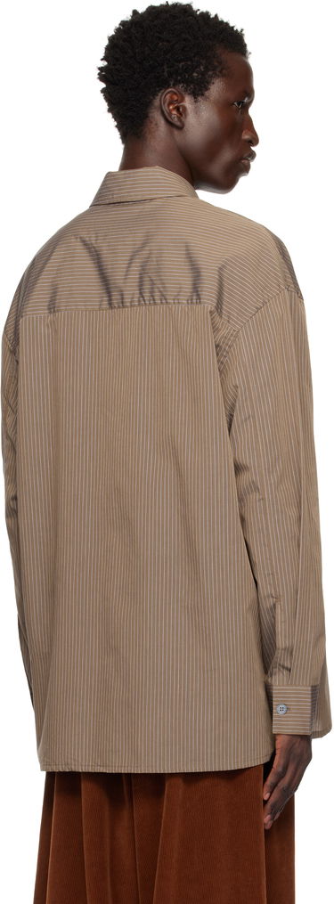 Košeľa Studio Nicholson Studio Nicholson Pinstripe Shirt Hnedá | STRIKE SNM - 1164, 2