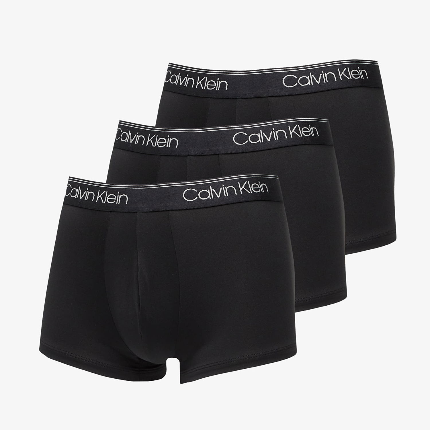 Boxerky CALVIN KLEIN Microfiber Stretch-Low Rise Boxer 3-Pack Čierna | NB2569A UB1, 0