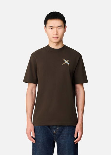 Tričko AXEL ARIGATO T-Shirt Micro Bee Bird Hnedá | A3464007, 7